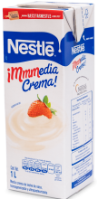 Empaque de un litro de Media Crema NESTLÉ®