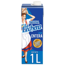 Caja Tetrapak de Leche Entera LA LECHERA® de 1L