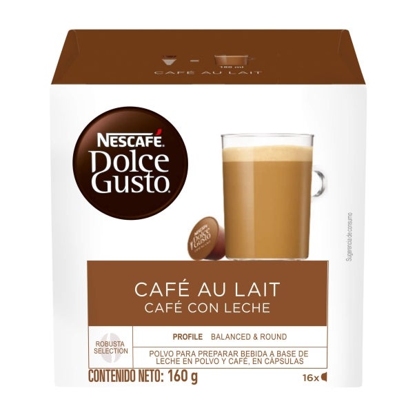 Nescafé Dolce Gusto cápsula de café con leche – Do it Center