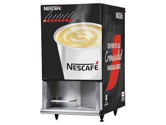 Máquina Nescafé Prima Premix: con 8 opciones de bebidas incluidas y caldera de 11 litros