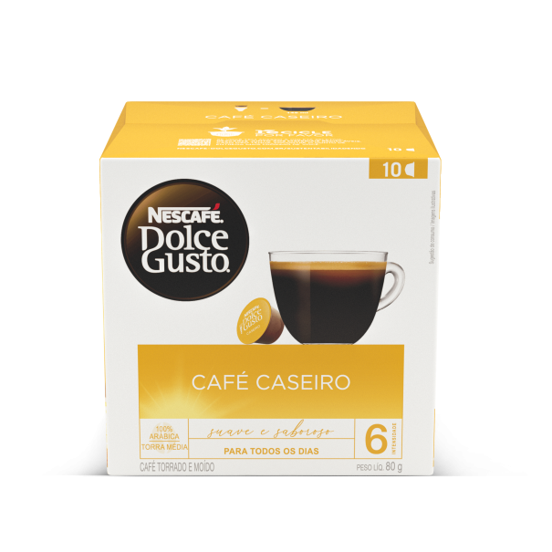 NESCAFÉ® DOLCE GUSTO®  Caseiro 6x10 cápsulas