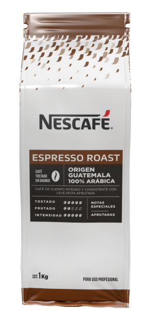 Empaque del café en grano NESCAFÉ® Espresso Roast Origen Guatemala