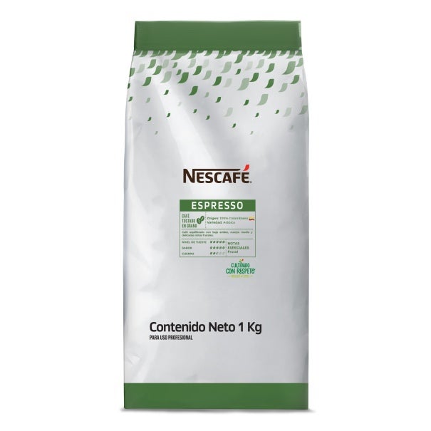 Bolsa de 1kg de Café  Espresso en Grano NESCAFÉ®