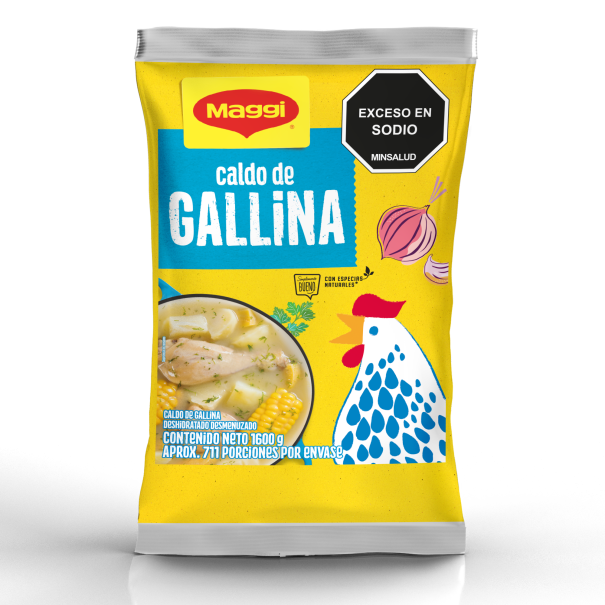 Bolsa de 1.6kg de Caldo Gallina MAGGI® en Polvo