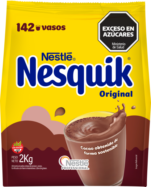 Pack de FRENTE NESQUIK 2 kg con sello