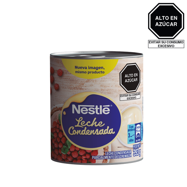 LECHE CONDENSADA NESTLÉ® 393 gr parcialmente descremada en lata