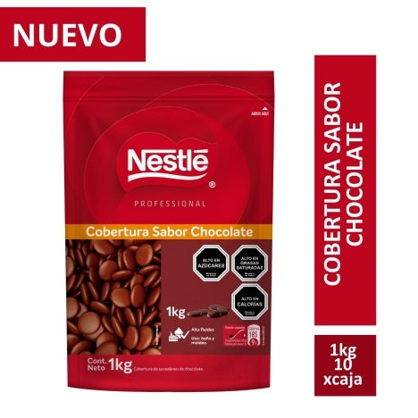 Doypack de Cobertura en monedas de chocolate  de 1kg en caja por 10 unid.