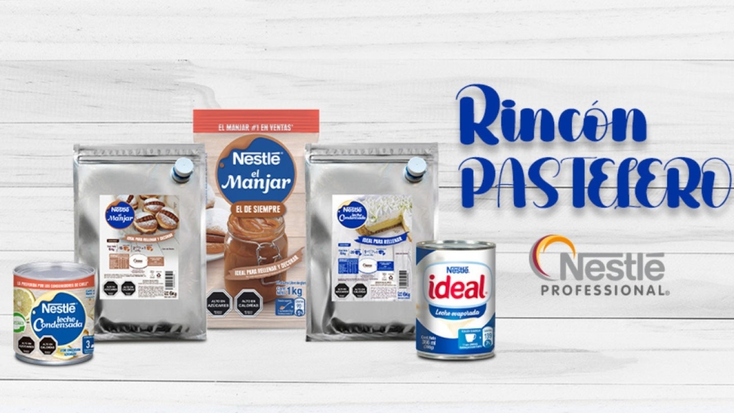 Productos para repostería de Tu Rincón Pastelero como Crema de leche, Manjar pastelero y Leche condensada